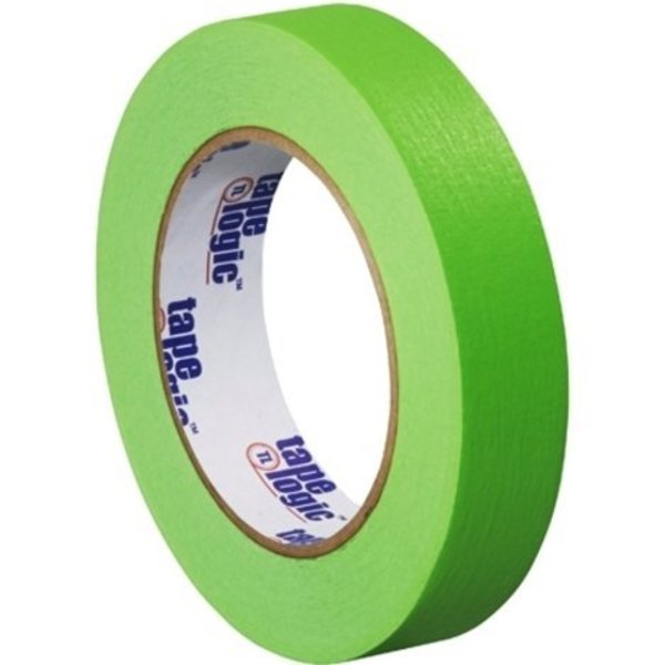Tape Logic Tape Logic® Masking Tape, 4.9 Mil, 1" x 60 yds., Light Green, 12/Case T93500312PKA